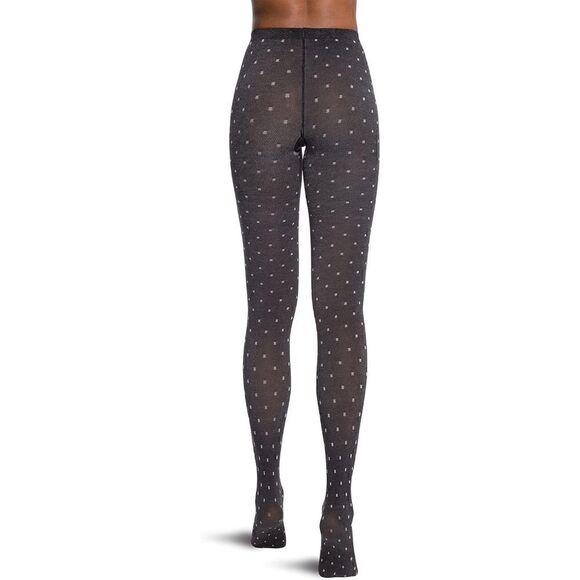 NWT WOLFORD Cotton Spots Cotton 90 denier Tights S - Picture 2 of 10